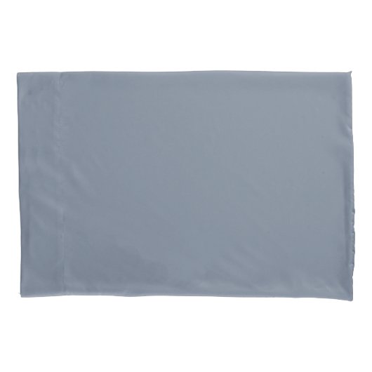 Housse D'oreillers Moderne Solide Dusty Blue (devant-gauche)