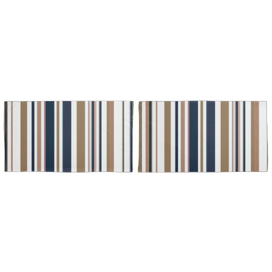 Housse D'oreillers Moderne tendance Chic Nouvelle saison rayures (devant-Set)