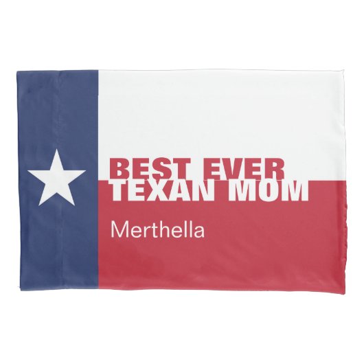 HOUSSE D'OREILLERS MOM TEXAN PERSONNALISÉ (devant)