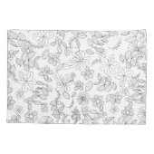 Housse D'oreillers Mon design de fleurs 3 (Dos)