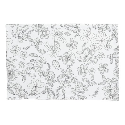 Housse D'oreillers Mon design de fleurs 3 (devant)