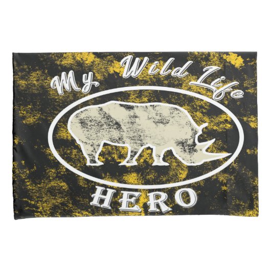 Housse D'oreillers Mon héros de la faune (devant-Droit)