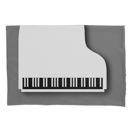 Housse D'oreillers Mon piano (devant)