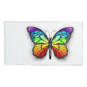 Housse D'oreillers Monarque papillon arc-en-ciel (Dos-Droit)
