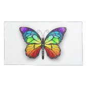 Housse D'oreillers Monarque papillon arc-en-ciel (Dos-gauche)