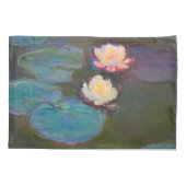 Housse D'oreillers Monet Water Lys Pond Nénuphars Peinture (Dos)