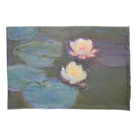 Housse D'oreillers Monet Water Lys Pond Nénuphars Peinture (devant)