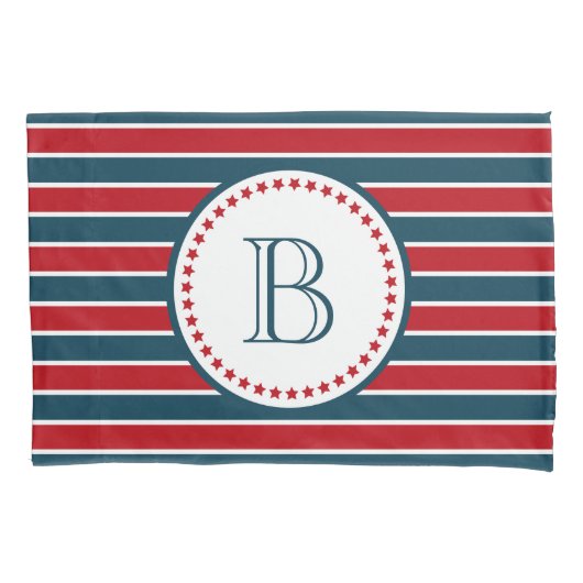 Housse D'oreillers Monogram design (devant)
