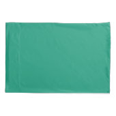 Housse D'oreillers Monogramme Emerald Green (Dos)