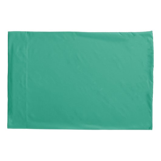 Housse D'oreillers Monogramme Emerald Green (Dos)