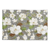 Housse D'oreillers Monogramme floral de Magnolia (Dos)