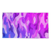 Housse D'oreillers Monogramme rose/blues en jaune | (Dos-gauche)