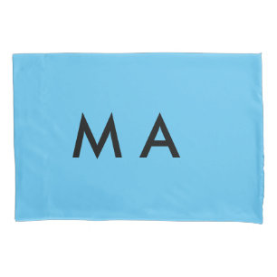 Housse D'oreillers Monogramme simple ajoutez votre lettre de nom homm
