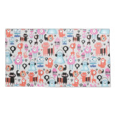 Housse D'oreillers Monstres funky (Dos)