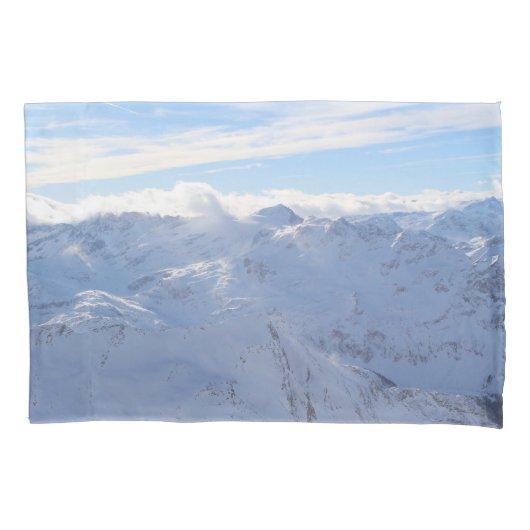 Housse D'oreillers Montagne d'Alphine (devant)