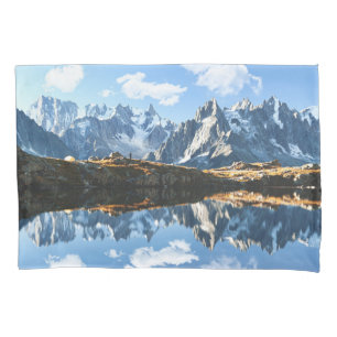 Housse D'oreillers Montagnes Mont Blanc Massif, France