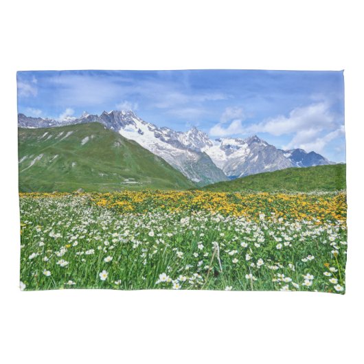 Housse D'oreillers Montagnes | Swiss Alps Valley Spring (devant)