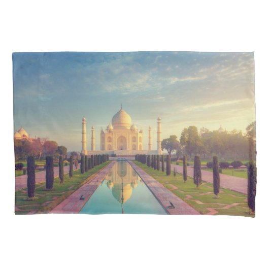 Housse D'oreillers Monuments | Taj Mahal Colors (devant)