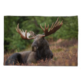 Housse D'oreillers Moose Photo Bois, Forêt, Nature (Dos-gauche)