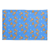 Housse D'oreillers Morceau de poisson rouge orange mignon sur dessin (Dos)