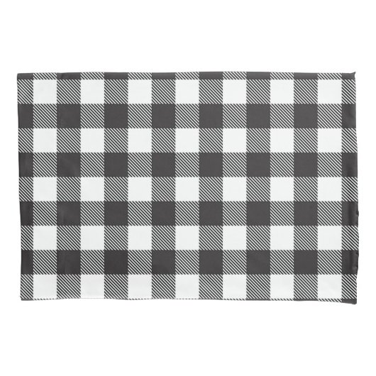 Housse D'oreillers Mordern White Buffalo Check Plaid Holiday (devant)
