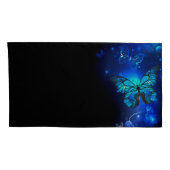 Housse D'oreillers Morpho Butterfly in the Dark Background (Dos-Droit)