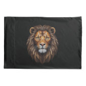 Housse D'oreillers Mosaic Lion Portrait vitrail designer effet (Dos)