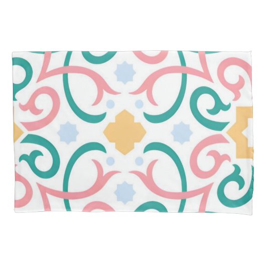 Housse D'oreillers Mosaïque/pastel/ressort (devant)