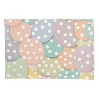 Housse D'oreillers Motif à points Polka sans couleur pastel