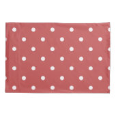 Housse D'oreillers Motif à pois blanc transparent sur arrière - plan (Dos)