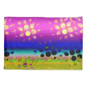 Housse D'oreillers Motif Abstrait coloré (Dos-gauche)