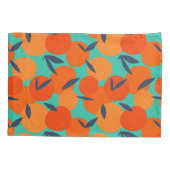 Housse D'oreillers Motif Abstrait de fruits orange (Dos-gauche)