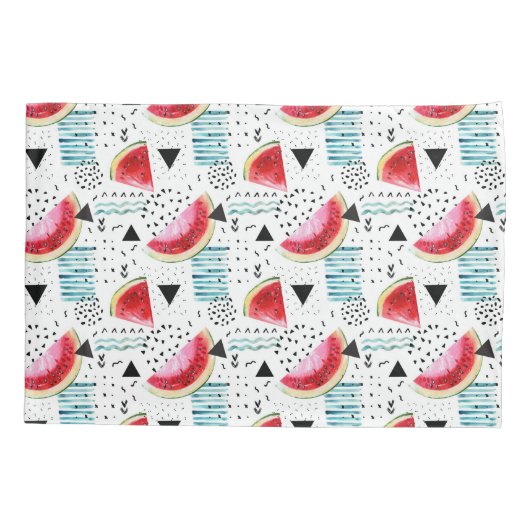 Housse D'oreillers Motif abstrait de pastèque (Dos-gauche)