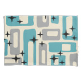 Housse D'oreillers Motif Abstrait moderne rétro du milieu du siècle (devant)