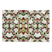 Housse D'oreillers motif abstrait rouge (Dos)