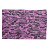 Housse D'oreillers Motif Abstrait Violet Noir (Dos-gauche)