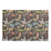 Housse D'oreillers Motif africain d'animaux (Dos-gauche)