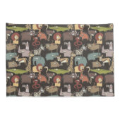 Housse D'oreillers Motif africain d'animaux (Dos-Droit)