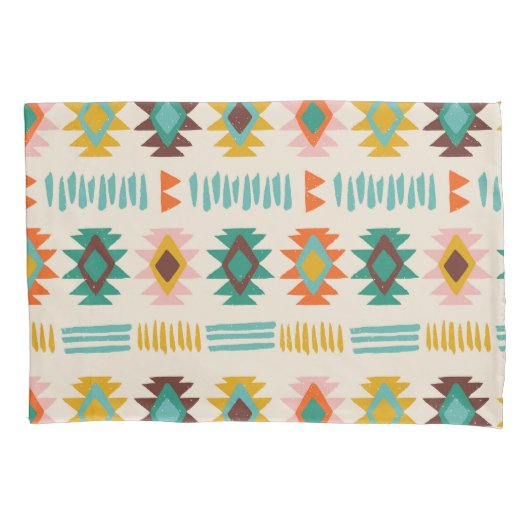 Housse D'oreillers Motif amérindien Navajo (devant-gauche)