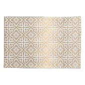 Housse D'oreillers motif arabe or (Dos)