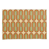 Housse D'oreillers Motif arc-en-ciel Muet Retro Seventies (devant-Droit)