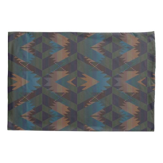 Housse D'oreillers Motif Aztec Design Sud-Ouest (Dos)