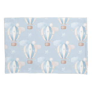 Housse D'oreillers Motif Ballons Bleus