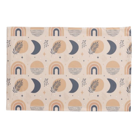 Housse D'oreillers Motif bio Boho (Dos-gauche)