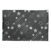 Housse D'oreillers Motif Black Stars (Dos-gauche)