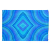 Housse D'oreillers Motif bleu rétro (Dos)
