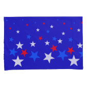 Housse D'oreillers Motif bleu, rouge et blanc (devant-Droit)