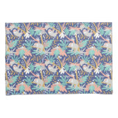 Housse D'oreillers Motif bleu tropical de paresse (devant-Droit)