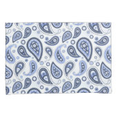Housse D'oreillers Motif Blue Paisley (devant-Droit)