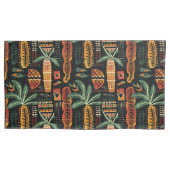 Housse D'oreillers Motif Boho Tropical Africain Mudcloth (devant-gauche)